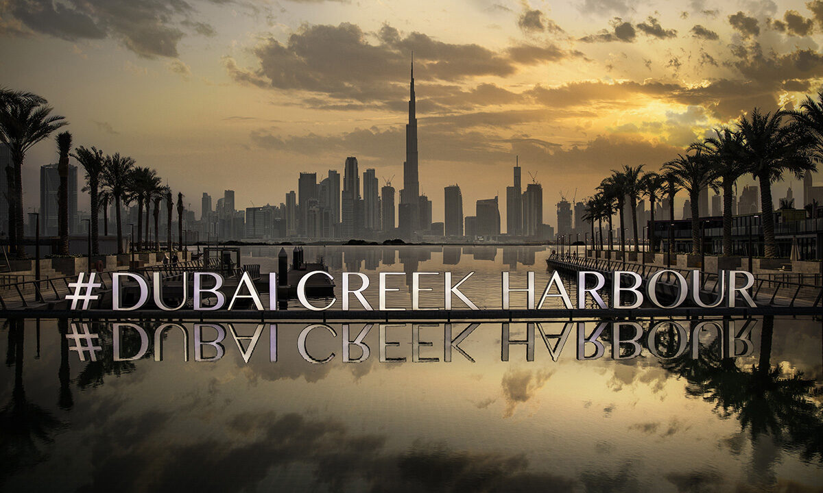 Dubai Creek Harbour waterfront skyline
